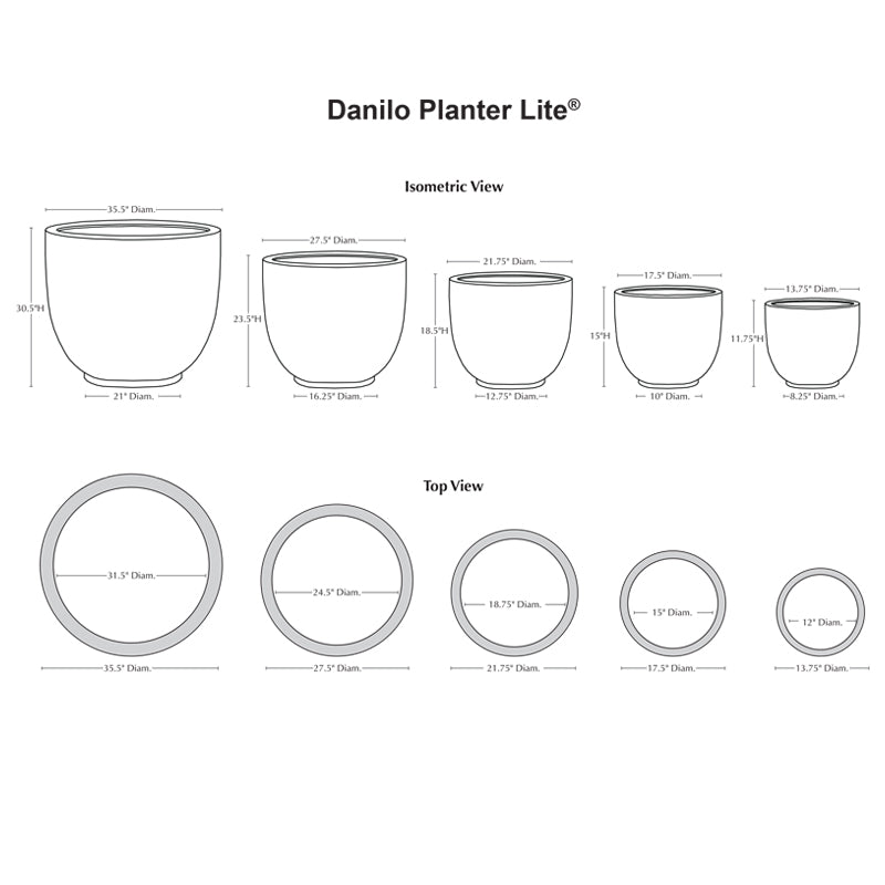 Danilo Planter Riverstone Premium Lite®