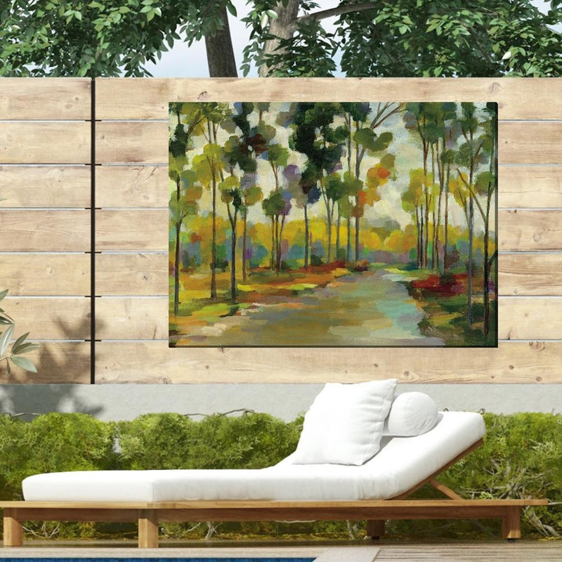 Distant Forest Outdoor Canvas Art