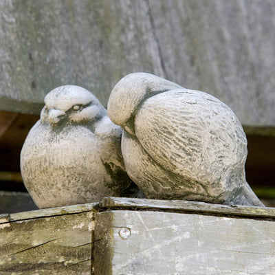 Duet Cast Stone Garden Statue | Bird Statue