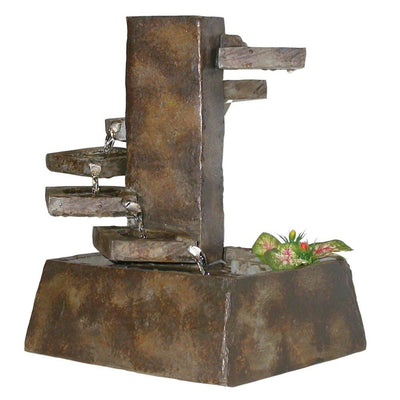 Eternity Tabletop Fountain: Tiered Stone