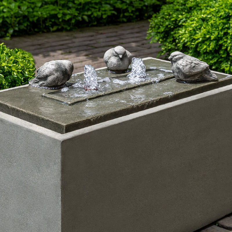 Avondale Modern Bird Garden Fountain