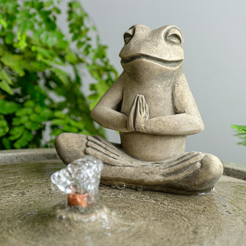 Yoga Frog Fountain