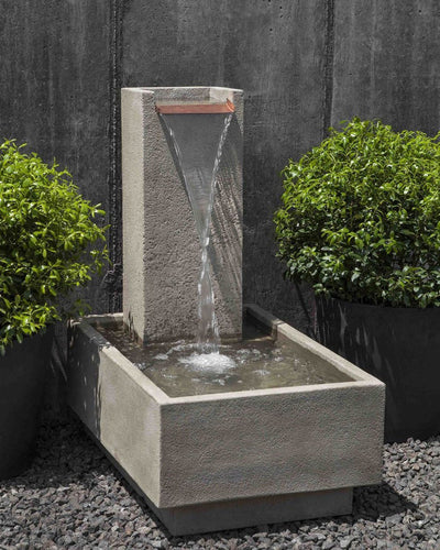 Falling Water IV Modern Outdoor Fountain