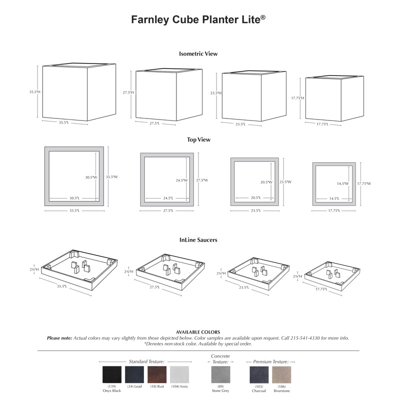 Farnley Cube Planter 2828 Lite®