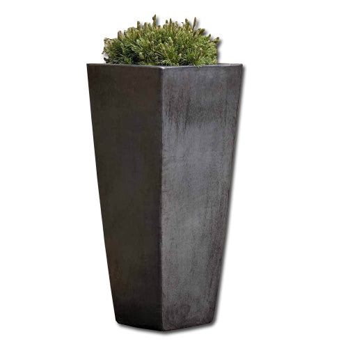 Campania International 142688-3501 Faro Tall Square Planter