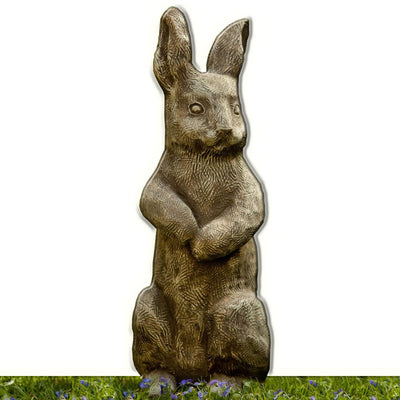Father Rabbit Cast Stone Garden Statue