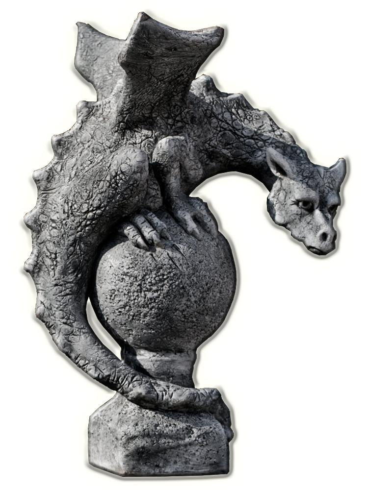 Fiona Winged Dragon Cast Stone Garden Statue
