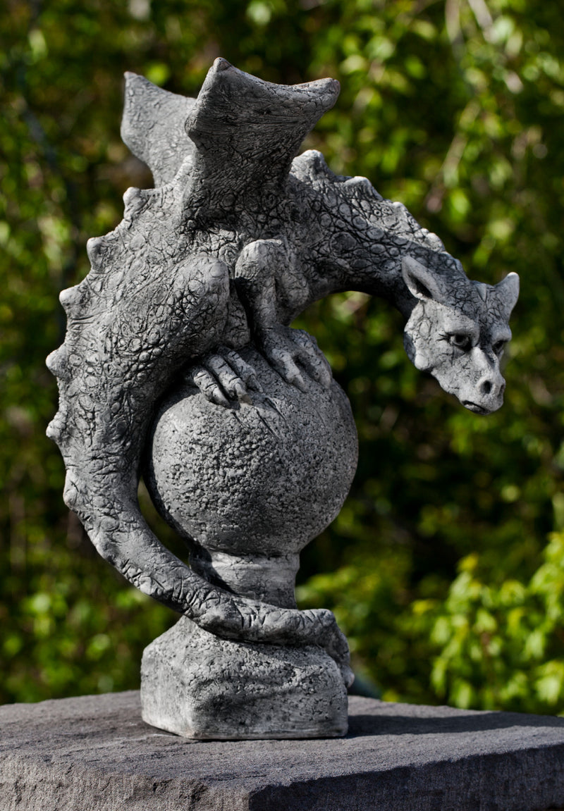 Fiona Winged Dragon Cast Stone Garden Statue