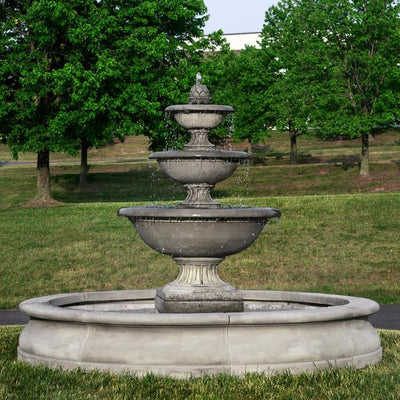 Fonthill Fountain In Basin | Tall Stone Fountain