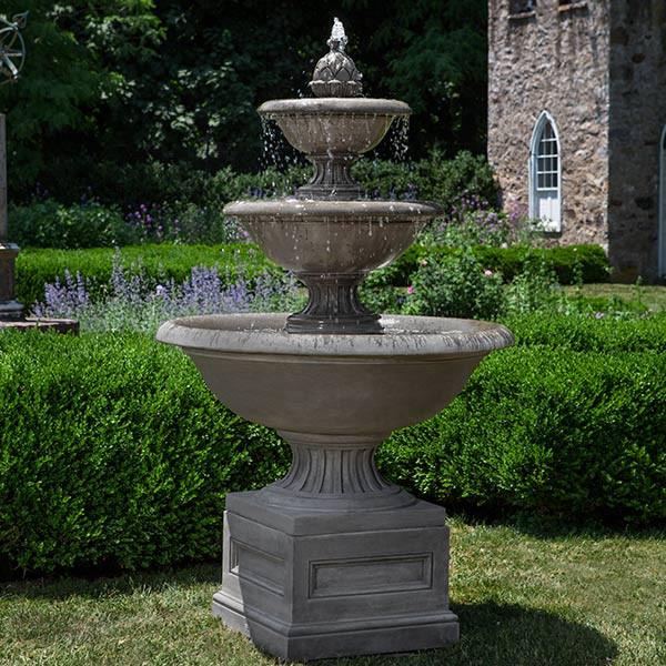 Fonthill Cast Stone Outdoor Water Fountain