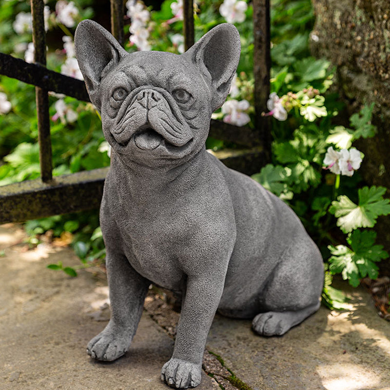 Frenchie Pup Garden Statue