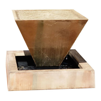 Large Oblique Outdoor Fountain