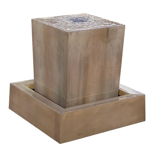 Obtuse Modern Outdoor Water Fountain