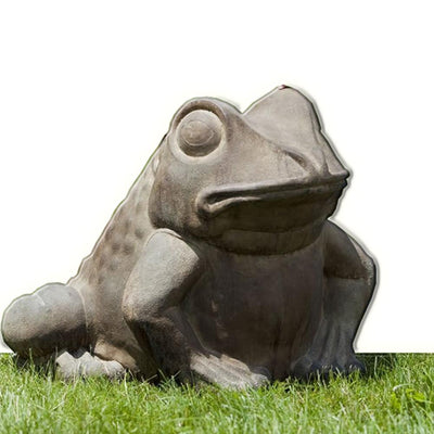 Giant Garden Frog Cast Stone Statue
