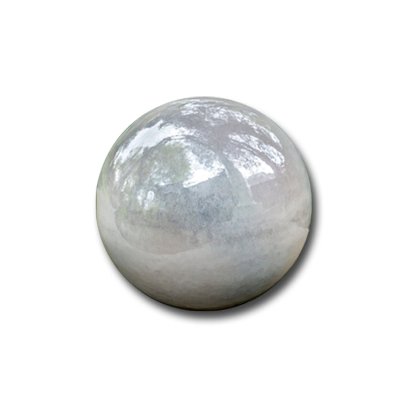 Glazed Sphere, Medium-Pearl