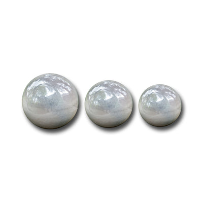 Glazed Sphere, Medium-Pearl