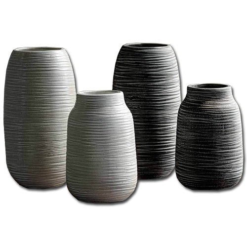 Halliard Jars in Assorted Glaze 1 - Set of 8