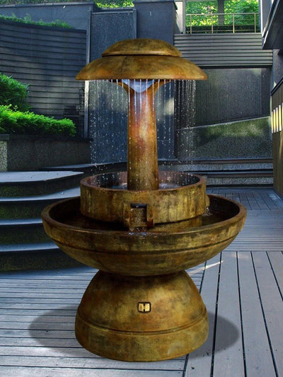Ring of Diamonds Outdoor Water Fountain