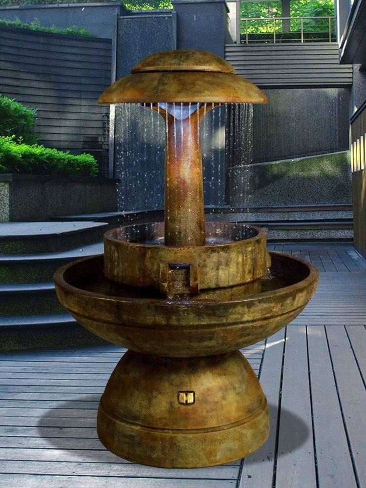 Ring of Diamonds Outdoor Water Fountain