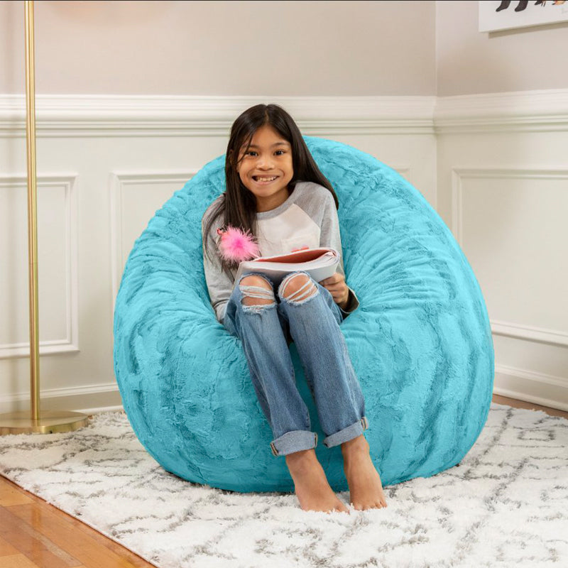 Jaxx Cocoon 4' Cuddle Faux Fur Bean Bag – Soothing Company