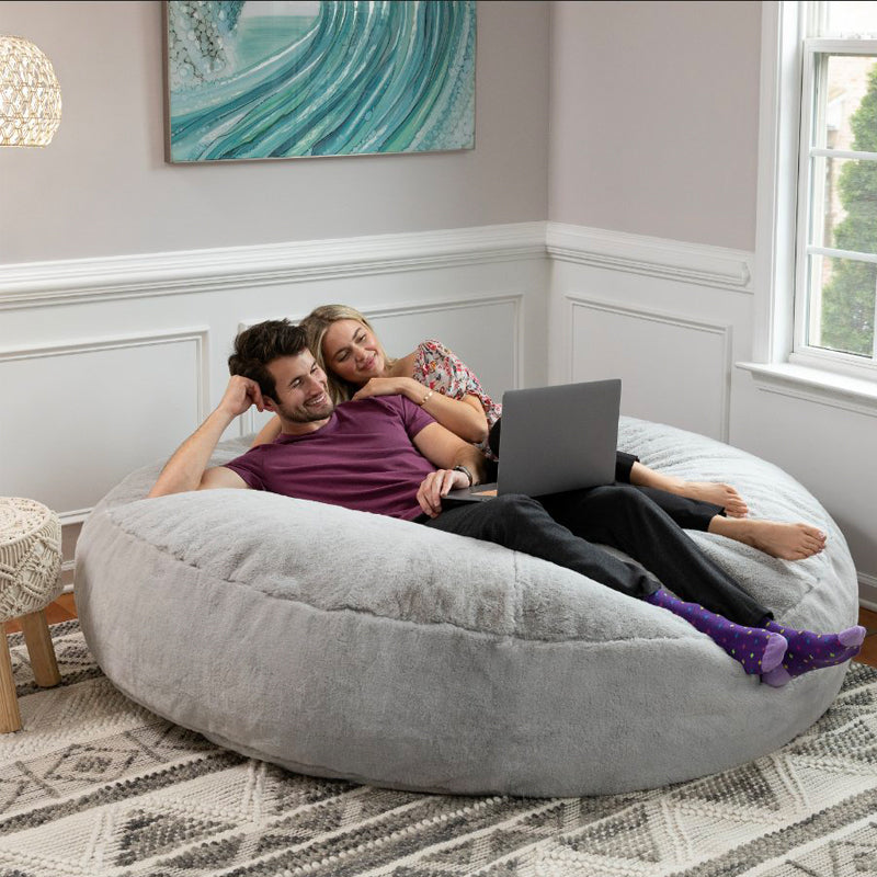 Jaxx Cocoon 6' Faux Rabbit Fur Bean Bag – Soothing Company