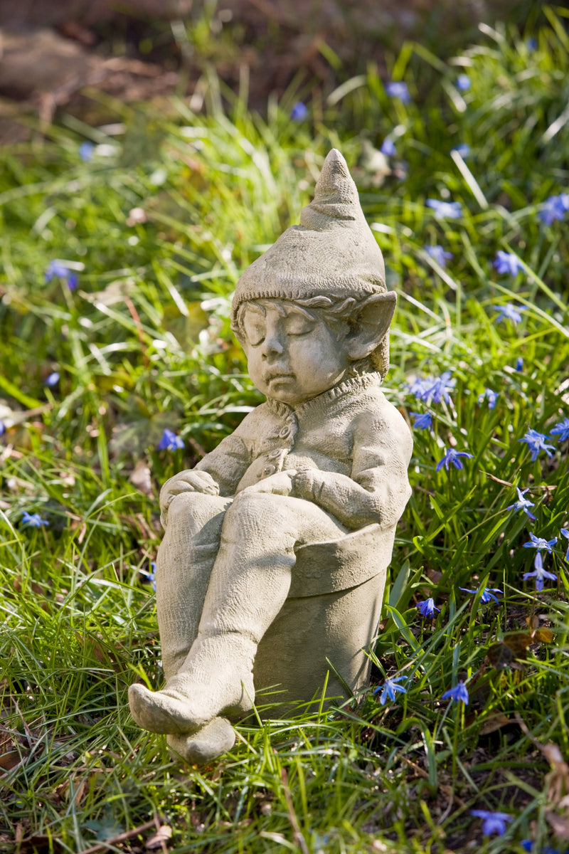 Joe Cast Stone Garden Statue | Gnome Statue