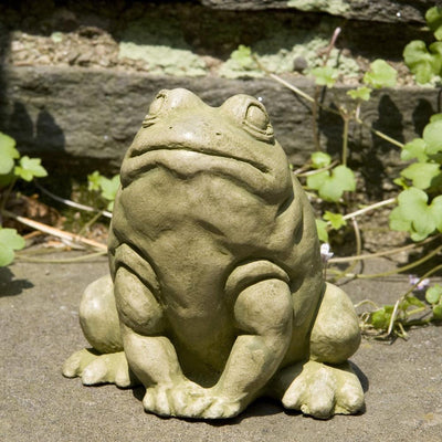 Jumper Cast Stone Garden Statue | Frog Statue