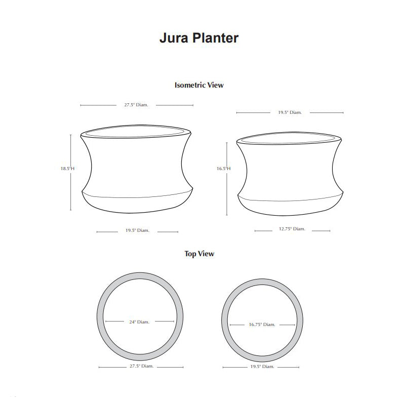 Jura Planter Set of 2