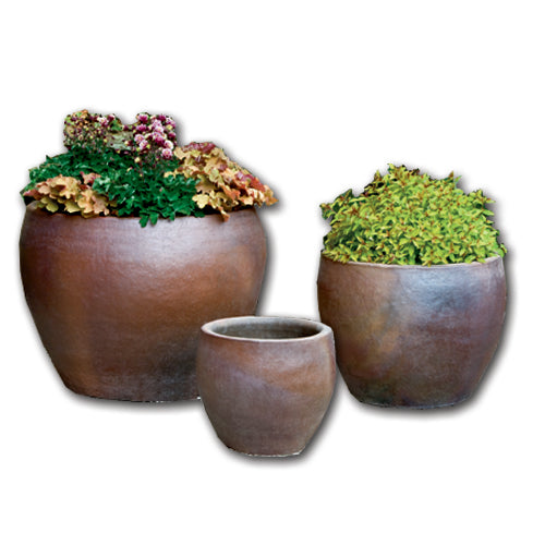 Campania International Kon Tum Planter Set of 3