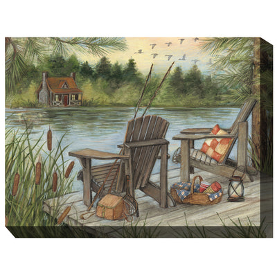 Lake Time Outdoor Canvas Art