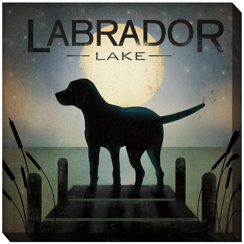 Labrador Lake Outdoor Canvas Art