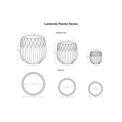 Lambrate Planter - Set of 3