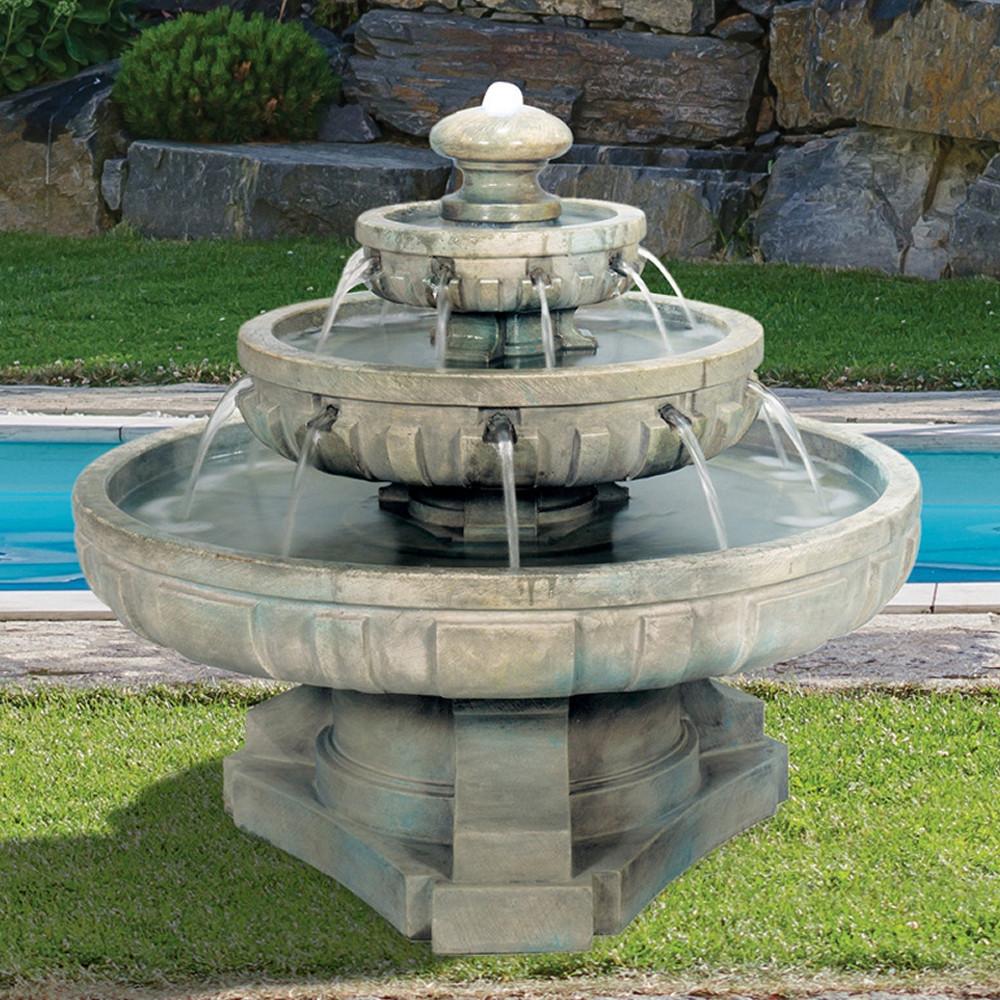 Henri Studio Large Regal Tier Outdoor Fountain