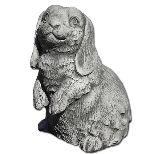 Lop-Eared Standing Bunny Garden Statue