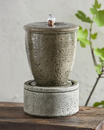 M-Series Rustic Spa Fountain with Planter