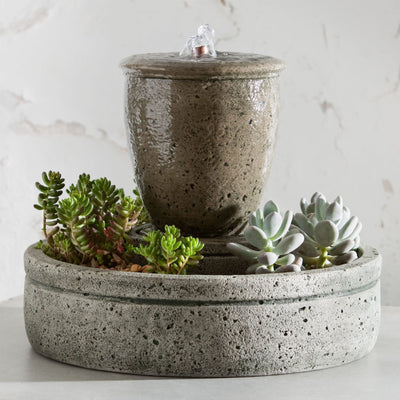 M-Series Rustic Spa Fountain with Planter