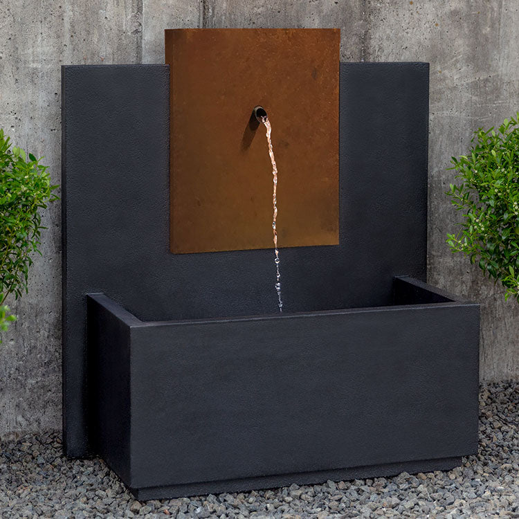 MC3 Modern Wall Fountain-Corten Steel