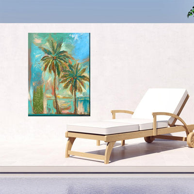 Modern Palms #1 Outdoor Canvas Art