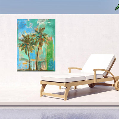 Modern Palms #2 Outdoor Canvas Art
