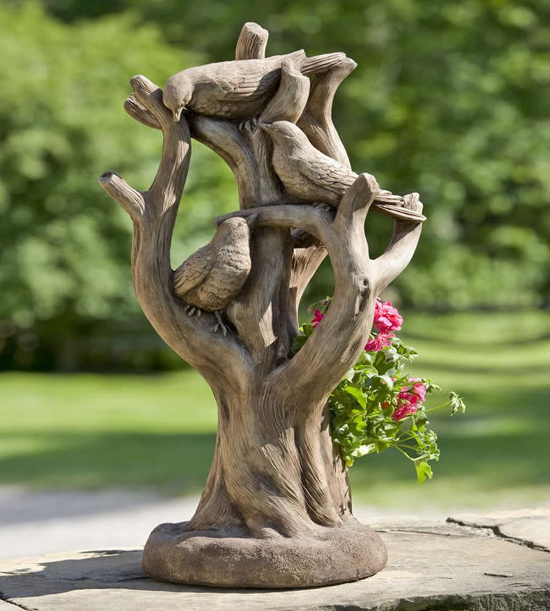 Morning Gossip Garden Statue | Bird Statue