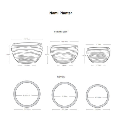 Nami Bowl Planter Set of 3