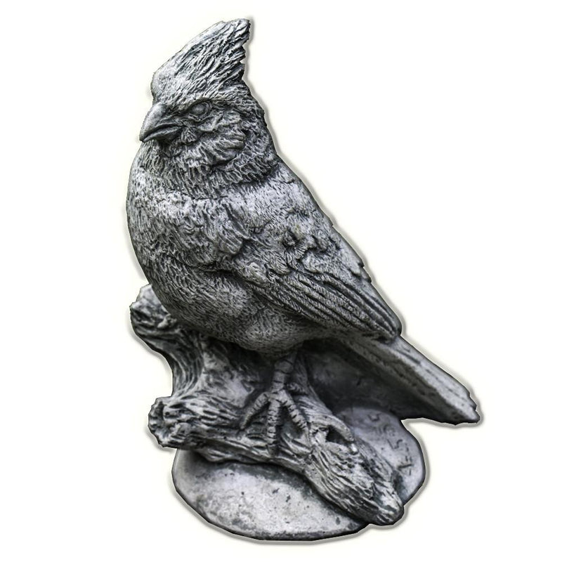Northern Cardinal Cast Stone Garden Statue | Bird Statue