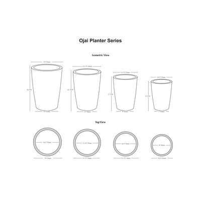 Ojai Pearl Planter Set of 4