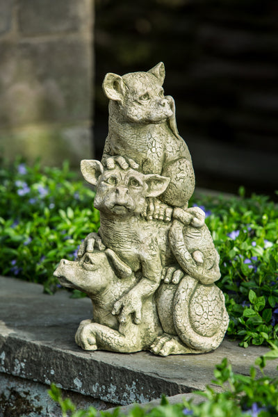 On The Lookout Cast Stone Garden Statue | Gargoyle Statue