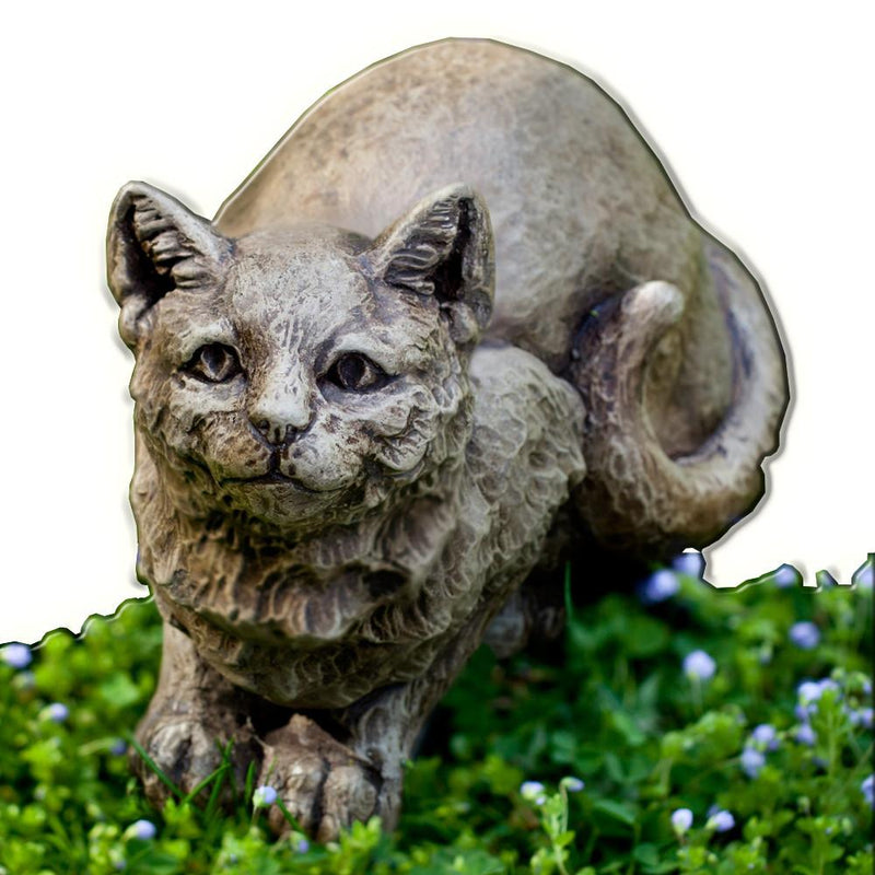 Patience Cast Stone Garden Statue | Cat Statue