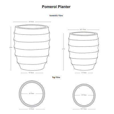Pomerol Planter Set of 2