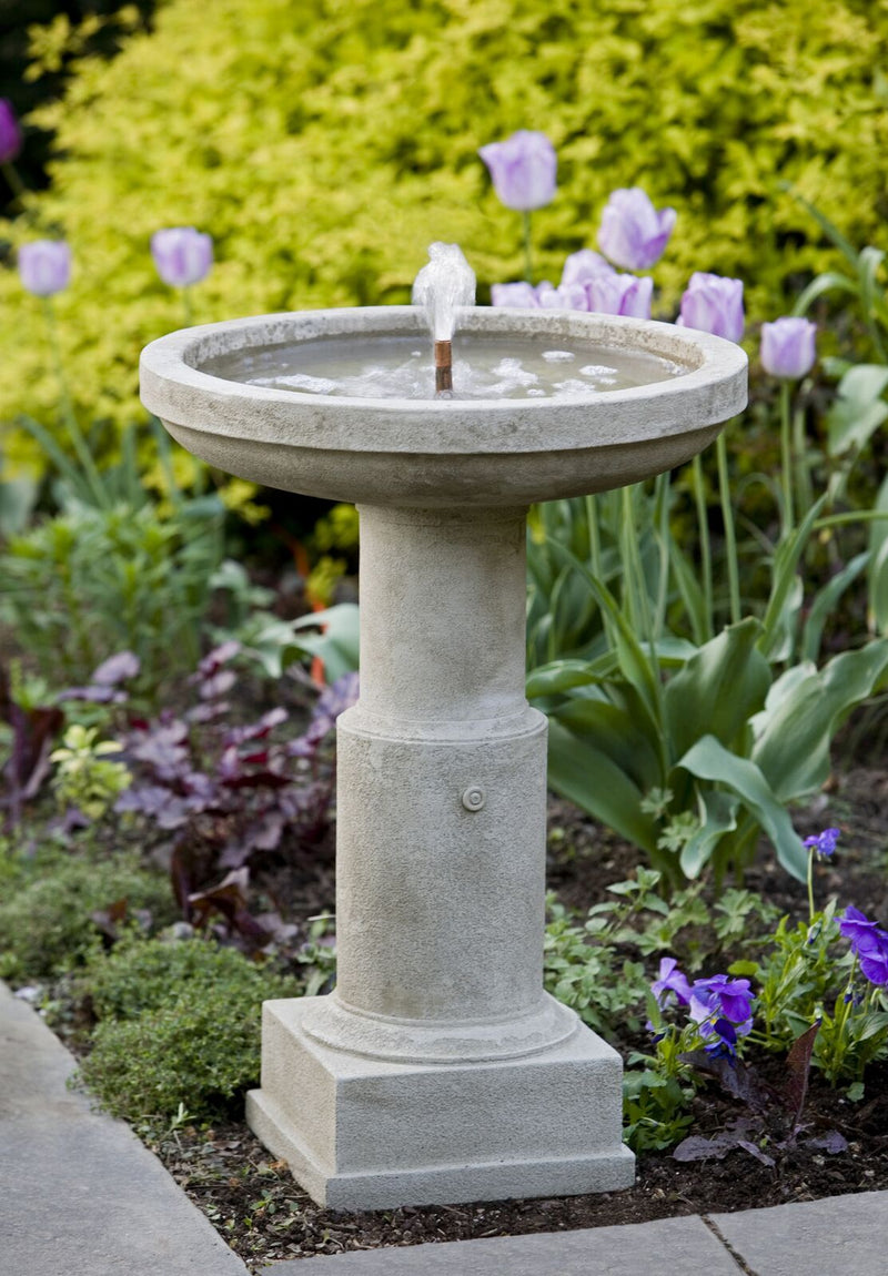 Powys Cast Stone Outdoor Fountain