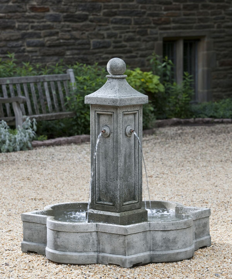 Provence Concrete Outdoor Water Fountain