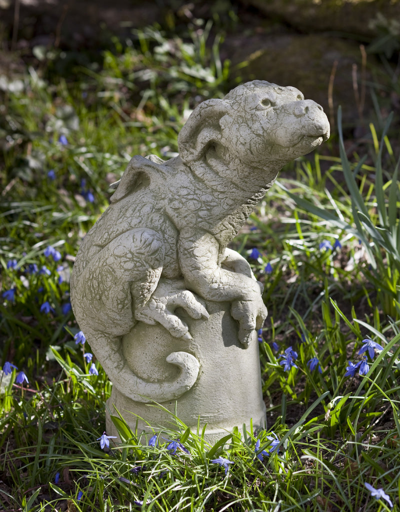 Puddles Cast Stone Garden Statue | Dragon Statue