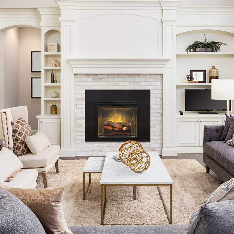 Dimplex Revillusion® 24 Built-in Firebox - Herringbone Brick Interior –  Soothing Company